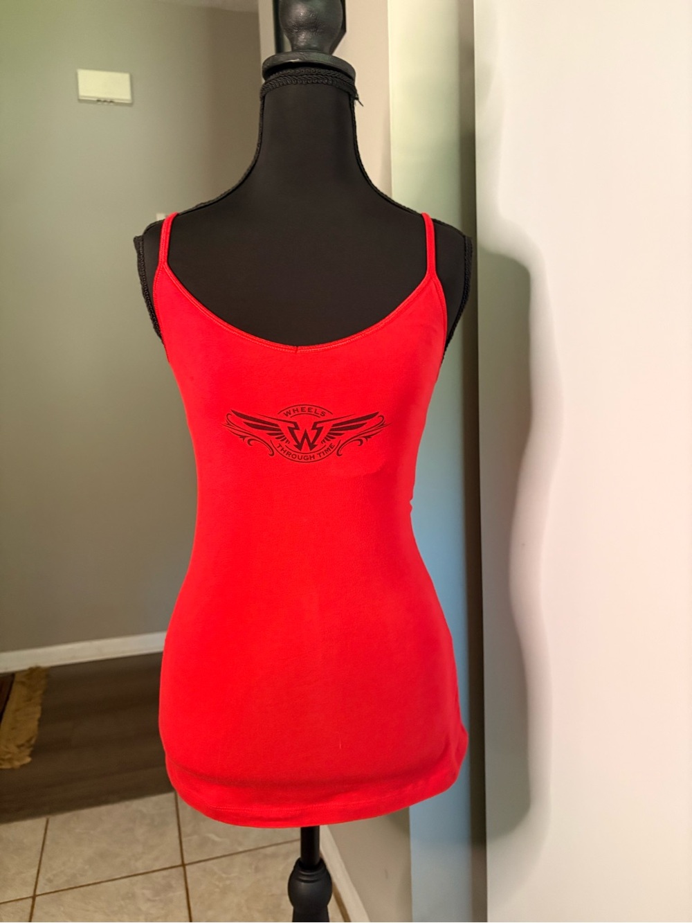 Red Logo Slim Tank Top - W Brand